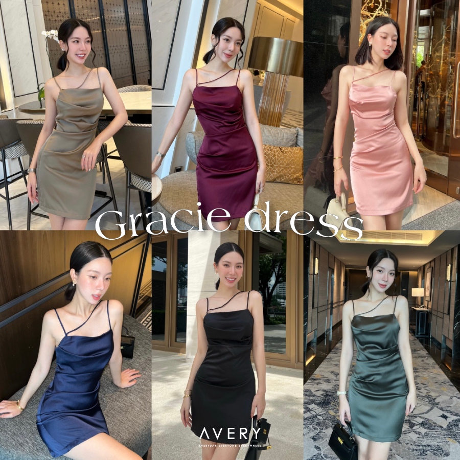(กรอกโค้ดAVERY30 ลดเพิ่ม30บาท) AVERY - GRACIE DRESS (พร้อมส่ง)