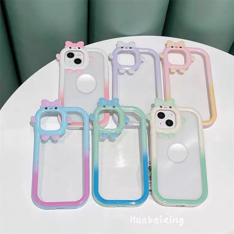 เคสลูกเจีียบทูโทนไล่สีสำหรับไอโฟน 7pius/8ppius/11/ 11promax/12/12pro/12promax/13/13pro/13promax4