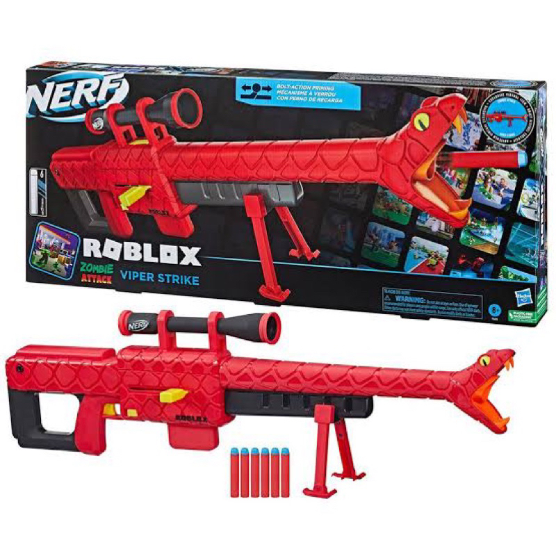 NERF Roblox Zombie Attack: Viper Strike Sniper-Inspired Blaster