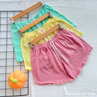 กางเกงขาสั้นผู้หญิง Baby wave ขาหยัก ผ้านิ่ม ใส่นอน หรืออยู่…