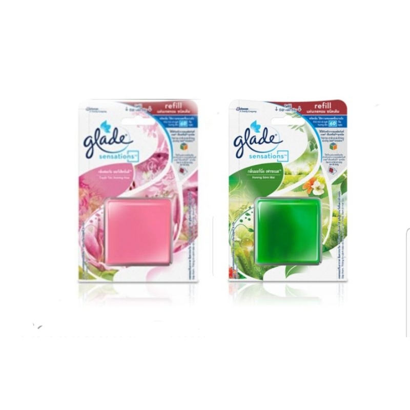 Glade Sensations Refill 8 g แผ่นเจลหอมปรับอากาศเกลด ชนิดเติม