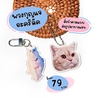 พวงกุญแจอะคริลิคทำตามแบบ