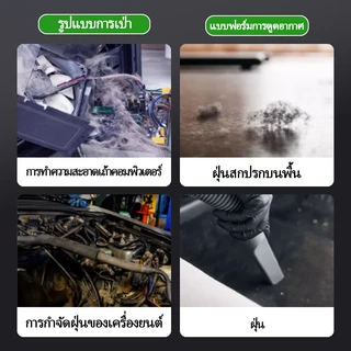 TANZU เครื่องเป่าลมไร้สาย เครื่องเป่าลม เป่าลมไร้สาย โบเวอร์เป่าลม ที่เป่าลม เกียร์ 6 TZ-G-980