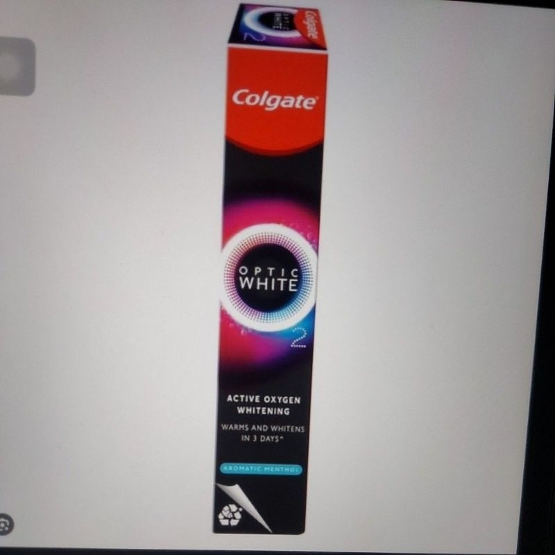 ยาสีฟัน Colgate optic white O2 กลิ่นAromatic Menthol ขนาด35g