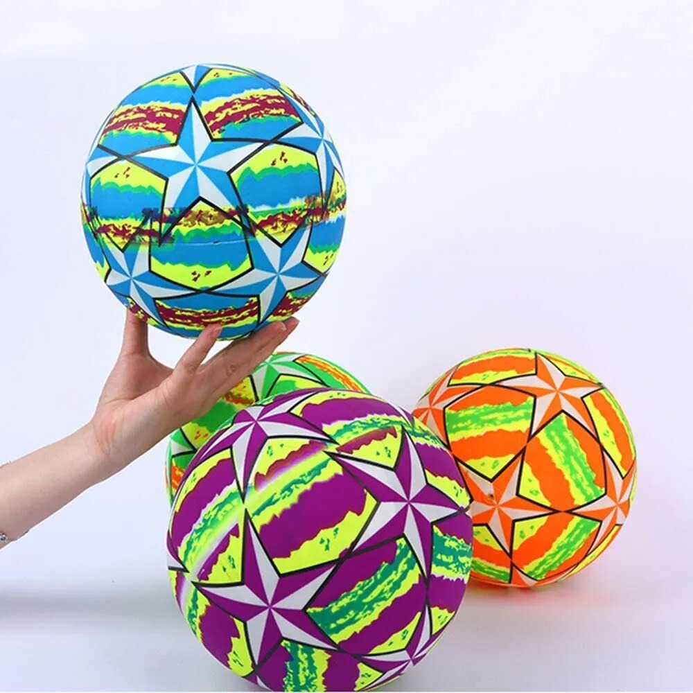ลูกบอล ของเล่น บอลยาง ball pvc บอลชายหาด ขนาด 22-23cm.