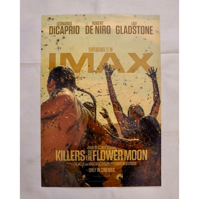 โปสเตอร์ของแท้ “KILLERS OF THE FLOWER MOON” IMAX จาก Major Cineplex - Poster “KILLERS OF THE FLOWER MOON” IMAX