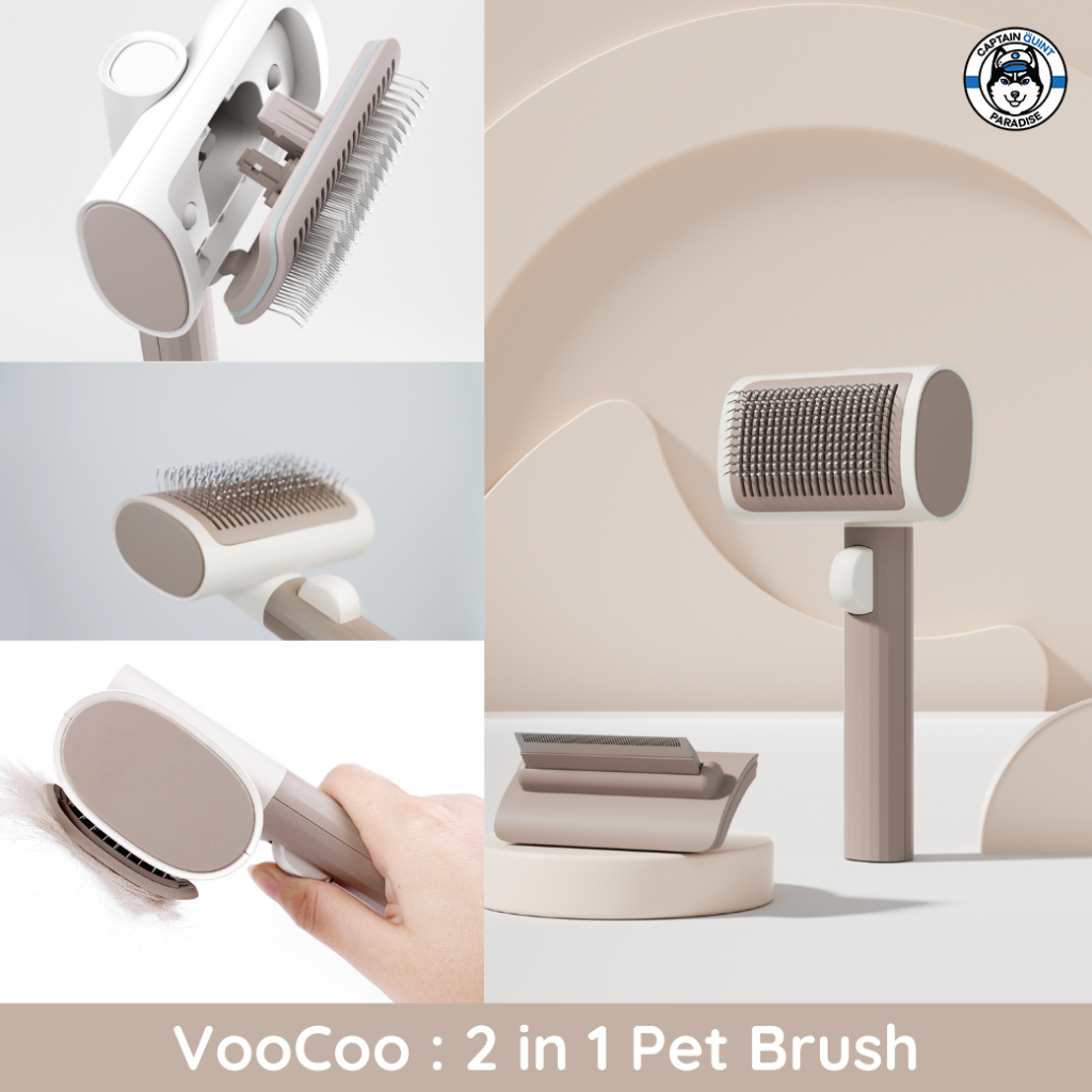 Voocoo Pet Brush รุ่น 2-in-1 มี 2หัวแปรง