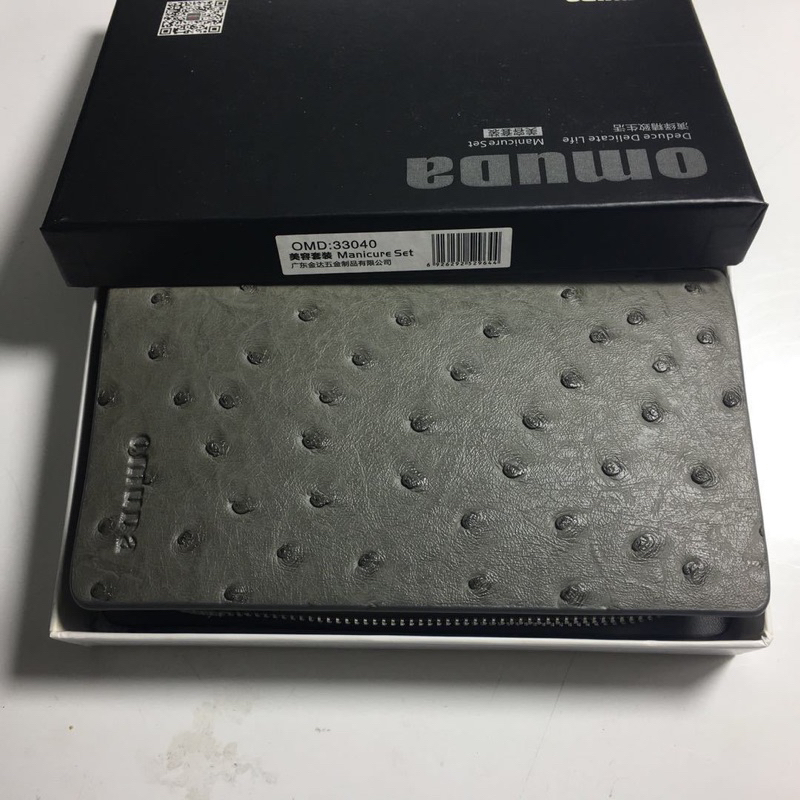 ชุดกรรไกรตัดเล็บสแตนเลส OMUDA  10ชิ้น ของแท้ 100%