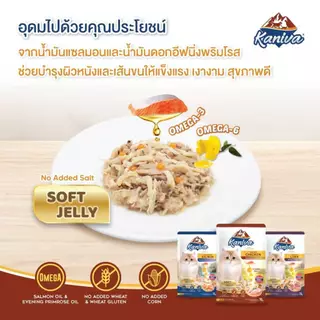 Kaniva อาหารแมวเปียก ยกกล่อง 12 ซอง อาหารแมวคานิว่า เนื้อปลาทูน่าเน้นๆ
