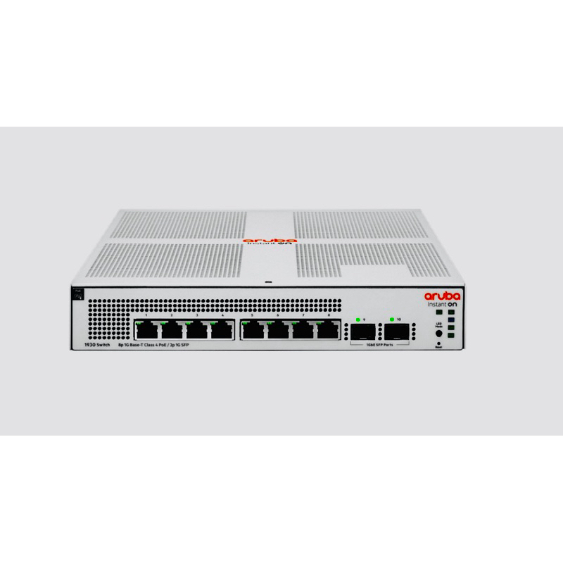 OC 1930-8GT-2GF 124W Gigabit PoE 8 Port Switch (JL681A) Aruba
