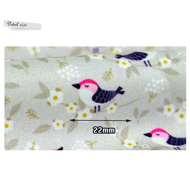 Jfabric ผ้านำเข้าเกาหลี ปลายไม้ ราคาพิเศษ Cotton100% คอตตอนแท้ ตัดเสื้อ พิมพ์ลาย การ์ตูน ดอกไม้ - รูปที่ 4