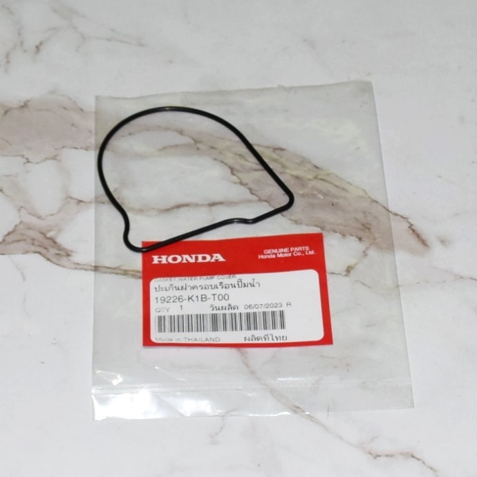 ประเก็นฝาครอบเรือนปั้มน้ำ Forza 350 ปี 2023 แท้ศูนย์ฮอนด้า ราคา/1ชิ้น 19226-K1B-T00