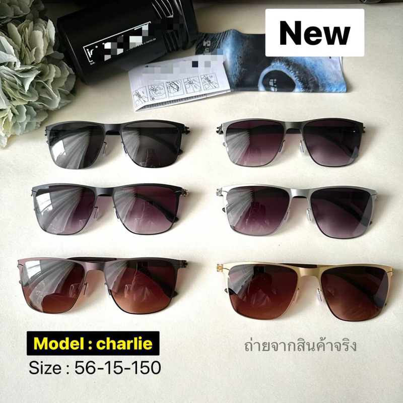 แว่นตากันแดด i b*rlin charlie รุ่นใหม่ล่าสุด New item