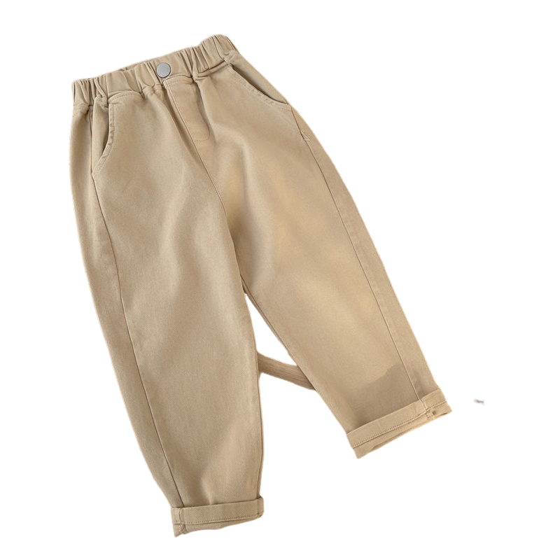 KIDSZONE กางเกงขายาวเด็ก เอวยางยืด รุ่น A6258