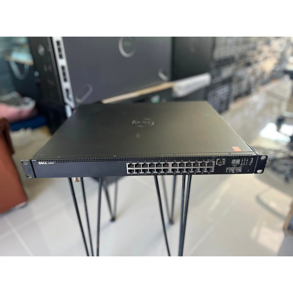 Switch dell n2024P 24 Gigabit PoE 10g สวิทมือสองพร้อมใช้งาน