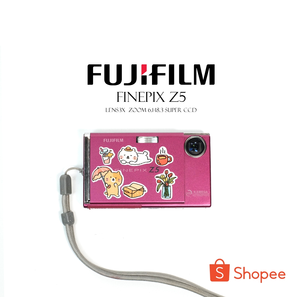 กล้องDigital ✔ Fujifilm FinePix Z5 Lens 6.3 m/pixcel ✔ ใช้งานได้ปกติ (แฟลซไม่ทำงาน)