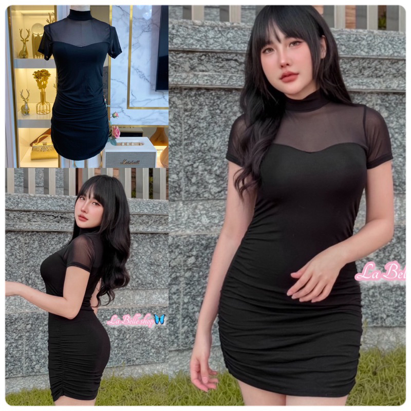 👗พร้อมส่งมินิเดรส สวยๆแซ่บๆ  สินค้าขายดี💋  1 สี ตามแบบ