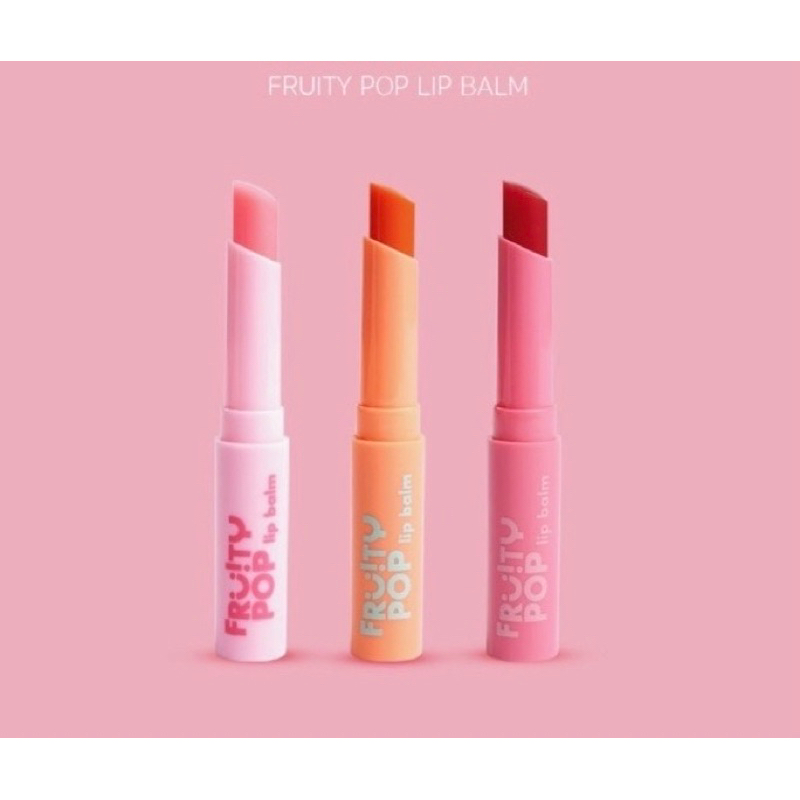 #SASI Fruity POP Lip Balm 1.5g ศศิ #ลิปบาล์ม มีสีระเรื่อดูเป็นธรรมชาติ