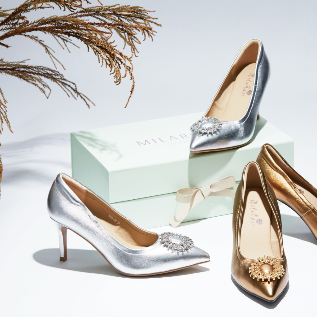 รองเท้าหนังแกะ รุ่น Sydney Heels 3 นิ้ว COLLECTION 3606-K9