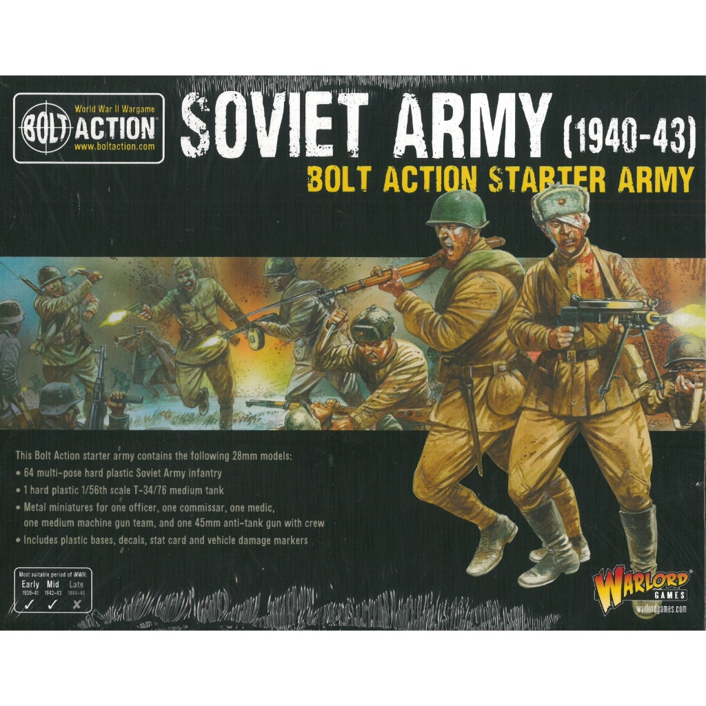 [พร้อมส่ง] warlord Soviet Starter Army (1940-43)