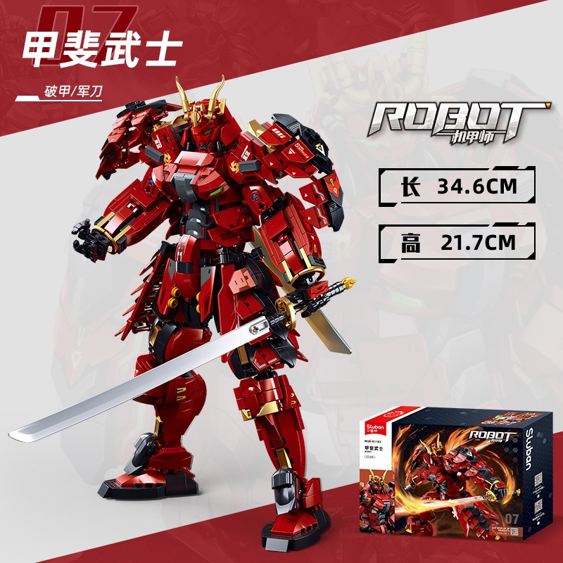 ProudNada Toys ตัวต่อ หุ่นยนต์ โรบอท SLUBAN ROBOT 923 PCS M38-B1183