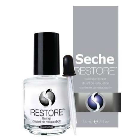 Seche Restore น้ำยาเติมสีธรรมดา 15ml. ลดความเหนียวของสีทาเล็บ nail lacquer thinner พร้อมส่ง
