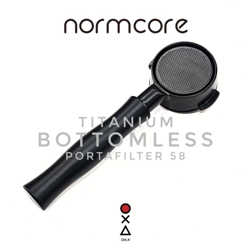 Normcore Titanium Bottomless portafilter 58 (universal)