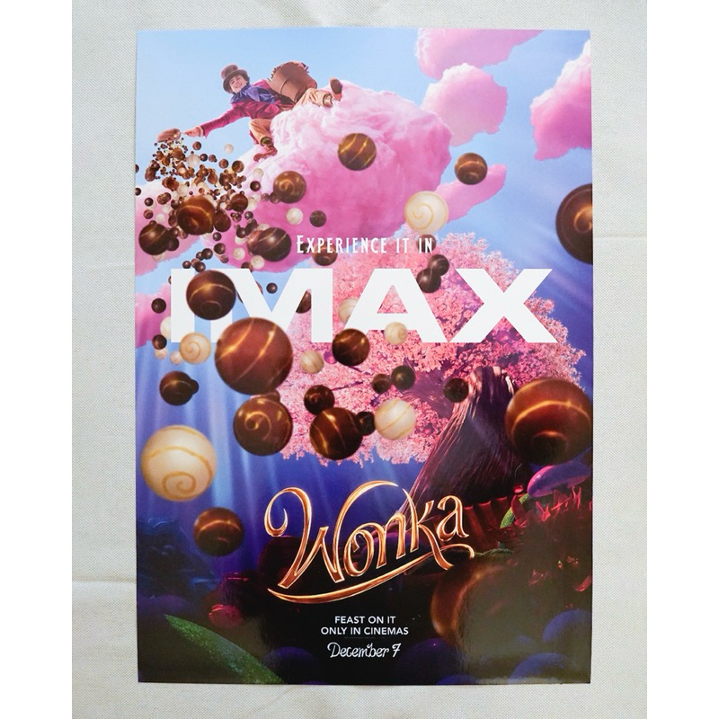โปสเตอร์ของแท้ “WONKA” IMAX จาก Major Cineplex - Poster “WONKA” IMAX