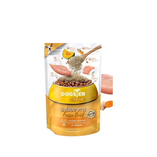 Dogster & Catster ผงโรยอาหาร สำหรับสุนัขและแมว ขนาด 50 g.