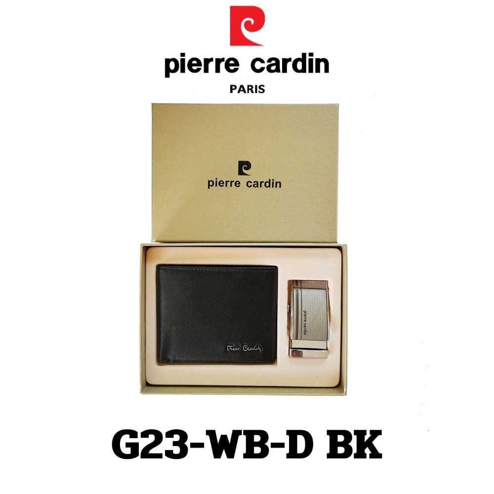 Pierre Cardin Gift set กิ๊ฟเซ็ทกระเป๋าธนบัตร+เข็มขัด รุ่น G23-WB-D