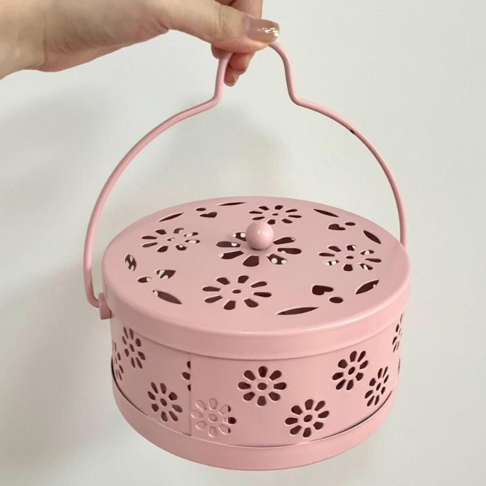 MQ ถาดใส่ยากันยุง ตะแกรวางยากันยุง ที่วางขดยากันยุง แบบขด มีฝาเปิดปิด ป้องกันไฟ ป้องกันเศษผงกระจาย พร้อมส่ง - รูปที่ 7