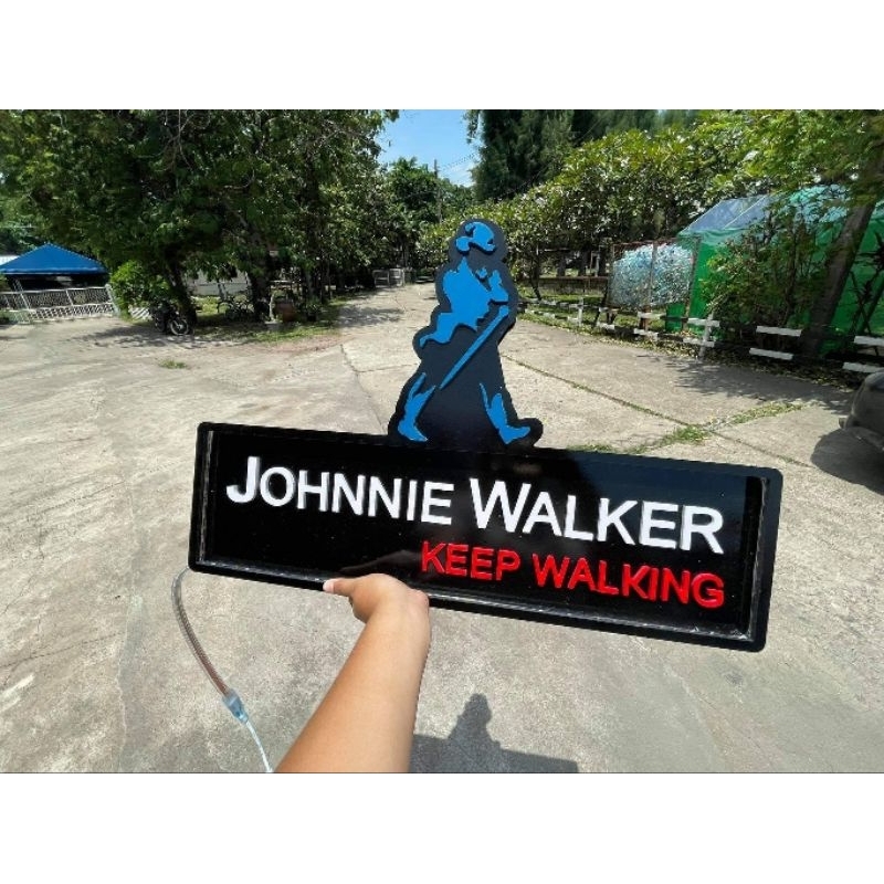 ป้ายจอนนี่ walker แนววินเทจ