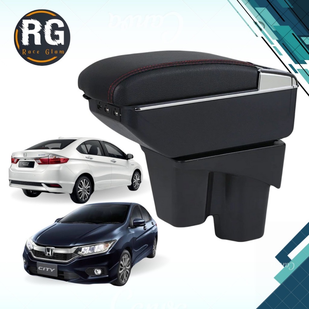 ที่พักแขน ท้าวแขน วางแขนในรถยนต์ ตรงรุ่น Honda City 2014-2019 วัสดุดี เนื้องานคุณภาพ