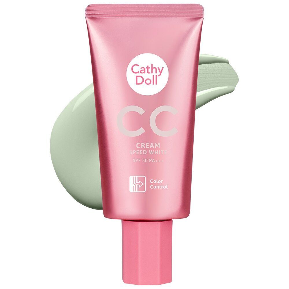 (ชิ้น)Cathy Doll สปีดไวท์ ซีซีครีม เอสพีเอฟ50 พีเอ++#1 กรีน 50มล.(0044)