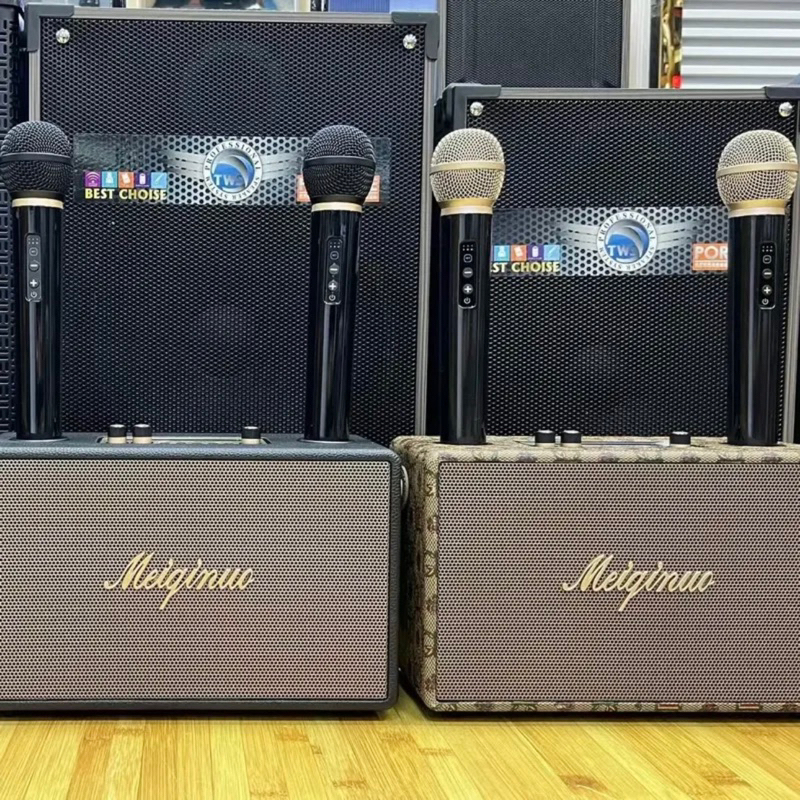 MN-201 3นิ้ว ไมค์ 1ตัว/MN-202 4นิ้ว ไมค์2ตัว ลำโพงบลูทูธไร้สาย เบสหนัก แถมไมค์ลอย