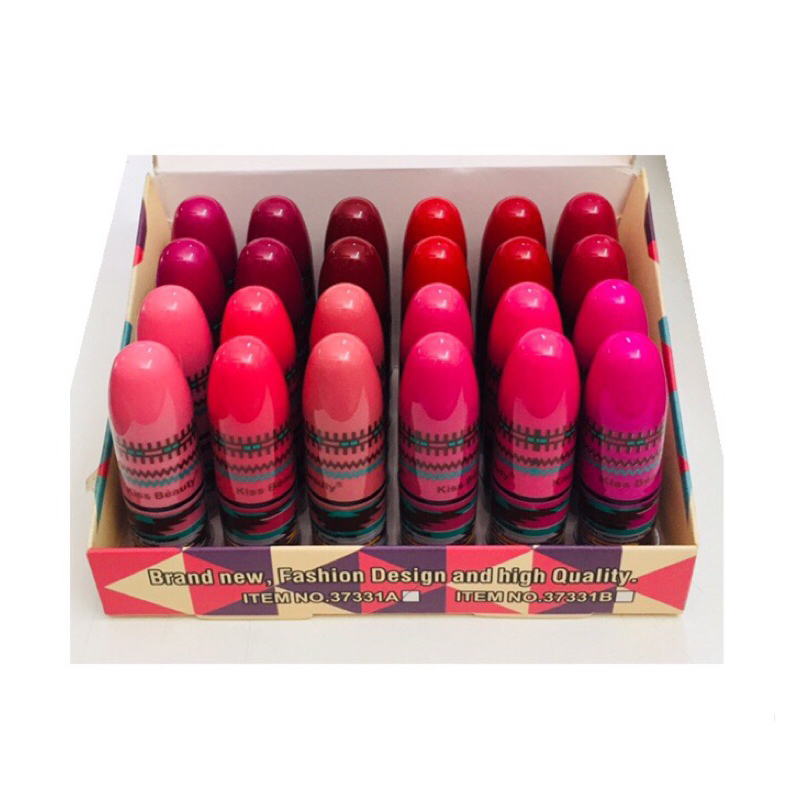[แพ๊ค24] Kiss Beauty lipstick The most intense matte