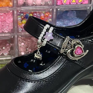 Sebofficial | ♡ Ring beads shoes 👟💍 | แหวนลูกปัด สายคล้องรองเท้า แหวนตกแต่งสายรองเท้านักเรียน 🌷💟⸝ ⸝ 🛋