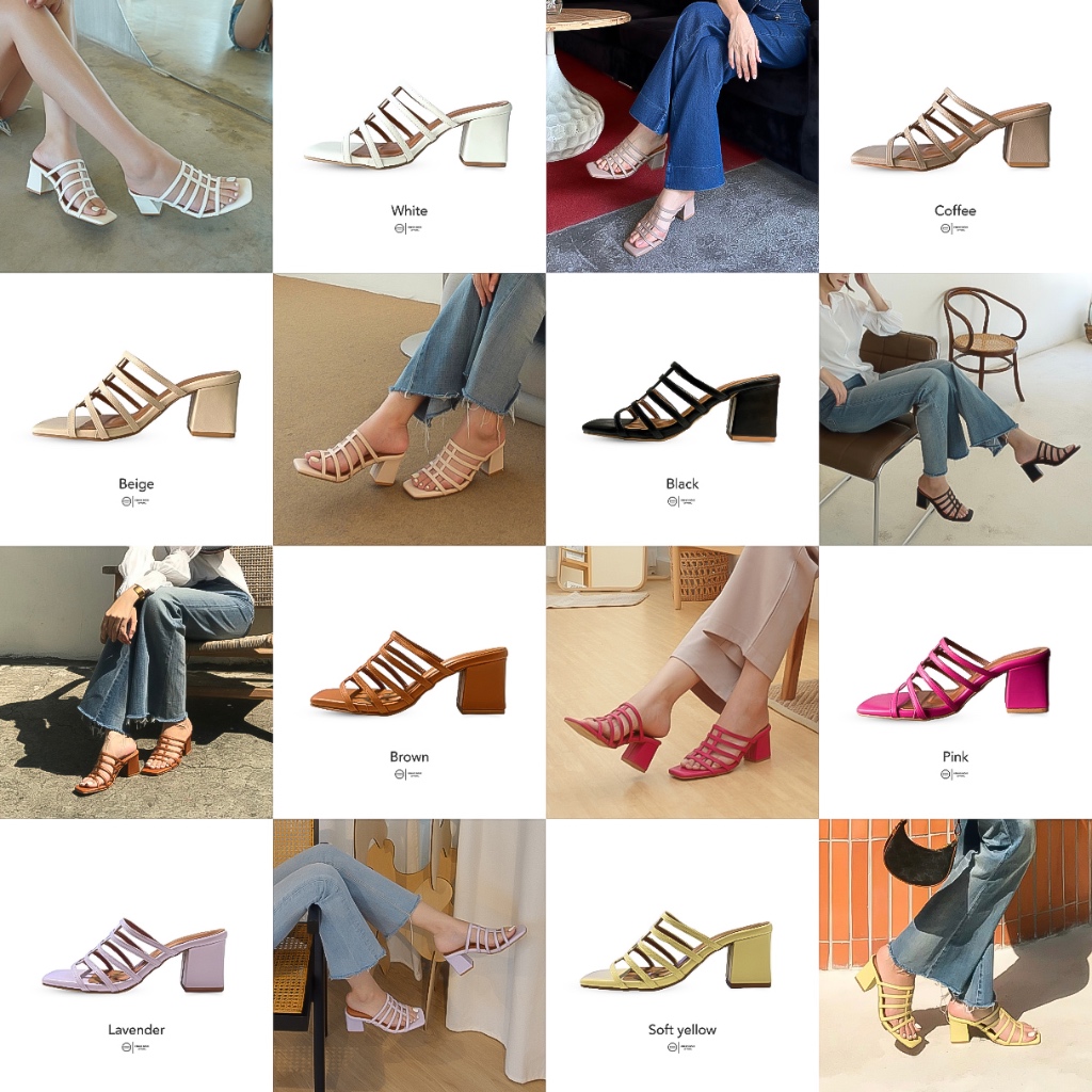 CELEB’S SHOES : Newyear heels “Beige” (สีขายดี) ราคา ถูกที่สุด ดีลบีเคเค แกลเลอรีภาพที่ 8