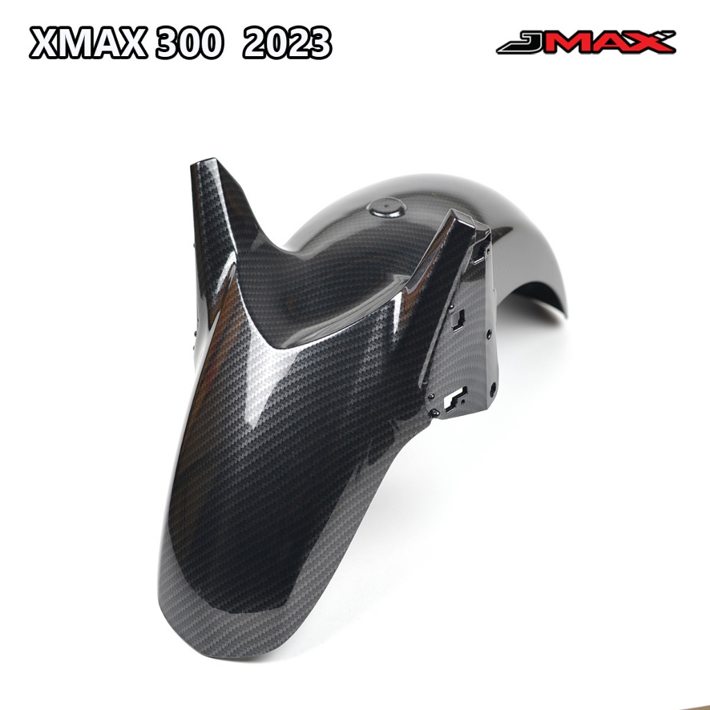 บังโคลนหน้า XMAX 300 2023 JMAX ตรงรุ่น ลายฟิล์มคาร์บอน 6D
