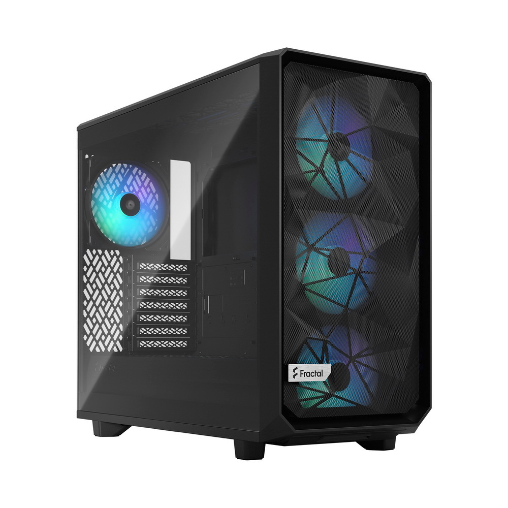 Fractal Design Meshify 2 Lite RGB Black Tempered Glass Light Tint ATX Case (FD-C-MEL2A-05)