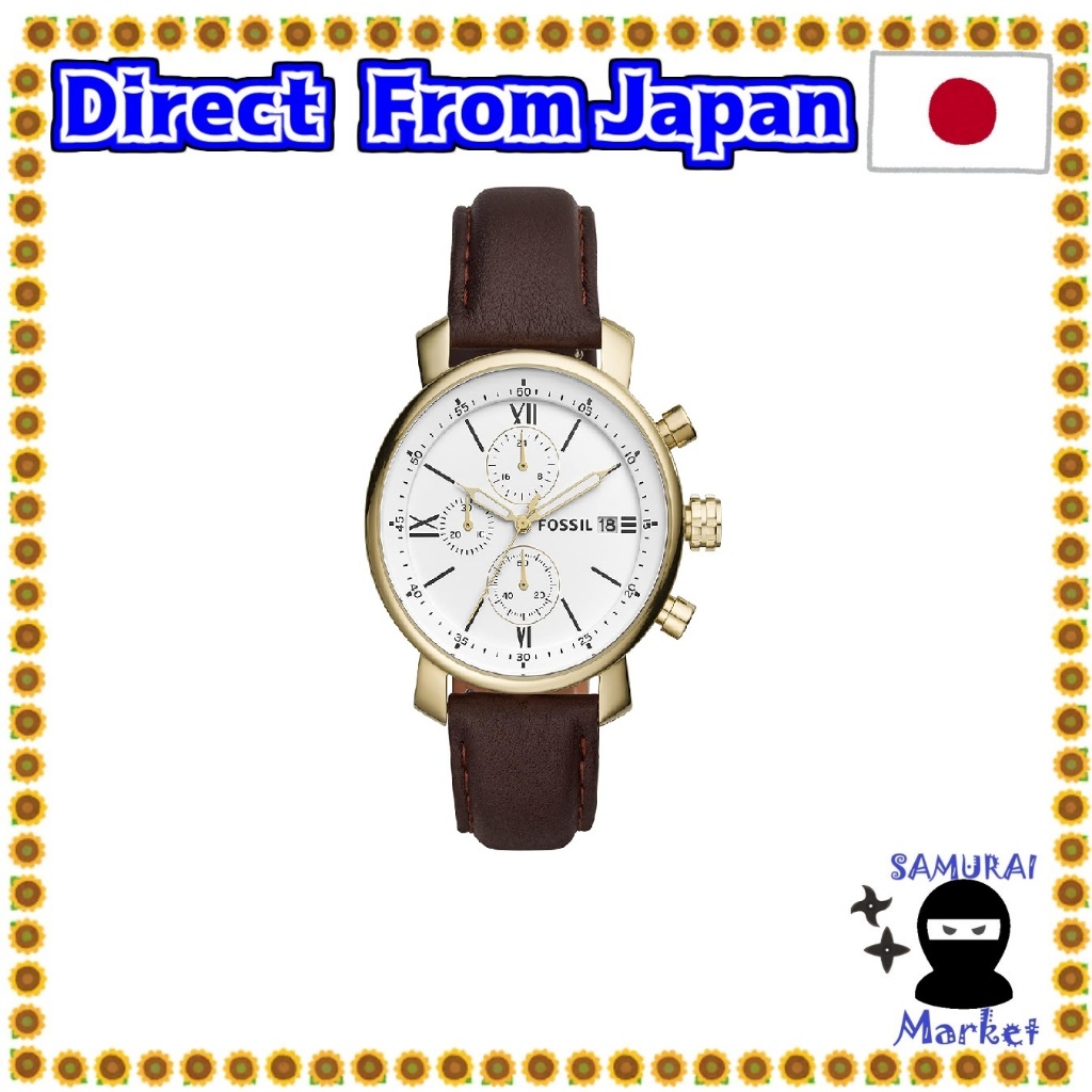 【ส่งตรงจากญี่ปุ่น】 [Fossil] นาฬิกาข้อมือ Rhett Bq1009 สีน้ําตาล สําหรับผู้ชาย
