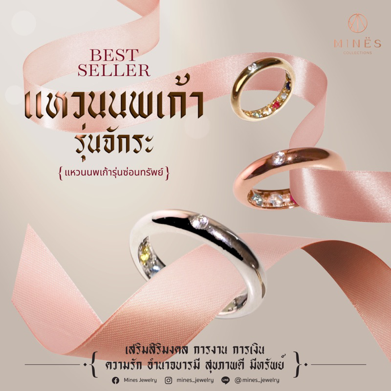 (Preorder)แหวนนพเก้ารุ่นซ่อนทรัพย์ Chakra