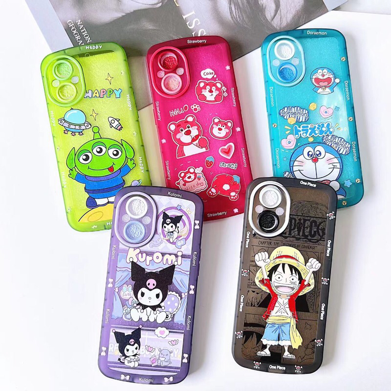 เคสสกรีนนิ่มลายการ์ตูนลายน่ารักๆ(มีสินค้าพร้อมส่ง)สำหรับรุ่น OPPO Reno7Z/8Z-Reno7 5G-Reno6 5G-Reno6Z-Reno5 5G
