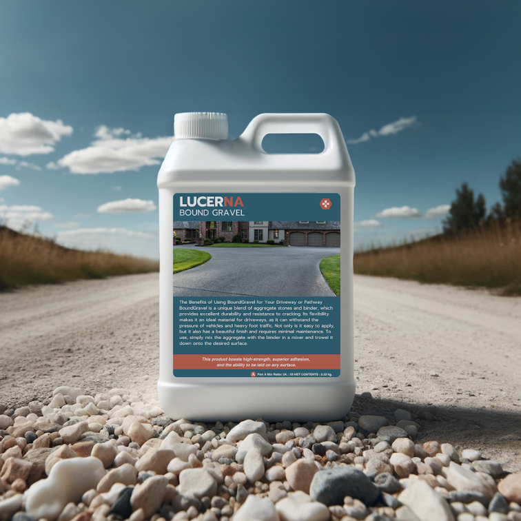 น้ำยาทำทรายล้างไม่ใช้ปูน Lucerna  Bound Gravel