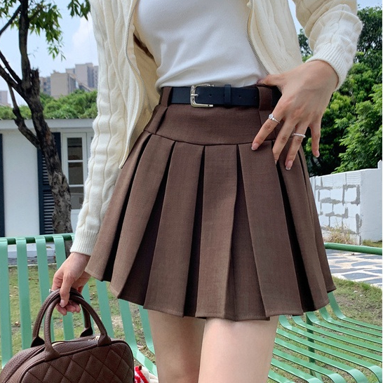 COATWINK~HOLIDAY PLEATED SKIRT กระโปรง เกาหลี