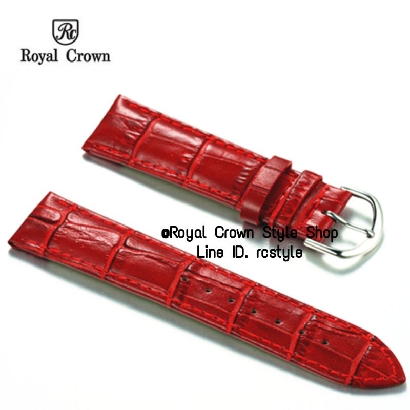 สายหนังนาฬิกา Royal Crown สายหนังแท้ จะมีแบบไม่และแบบตัด(รบกวนส่งรูปนาฬิกามาทางแชทเพื่อสอบถาม เพื่อกันความผิดพลาดคะ)