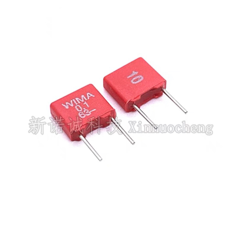 ของแท้จากโรงงาน WIMA เยอรมัน  WIMA 0.1 uf63v 63V/104/NF  เกรด ออดิโอ  ตัวเก็บประจุแบบมี  สต๊อกในไทย