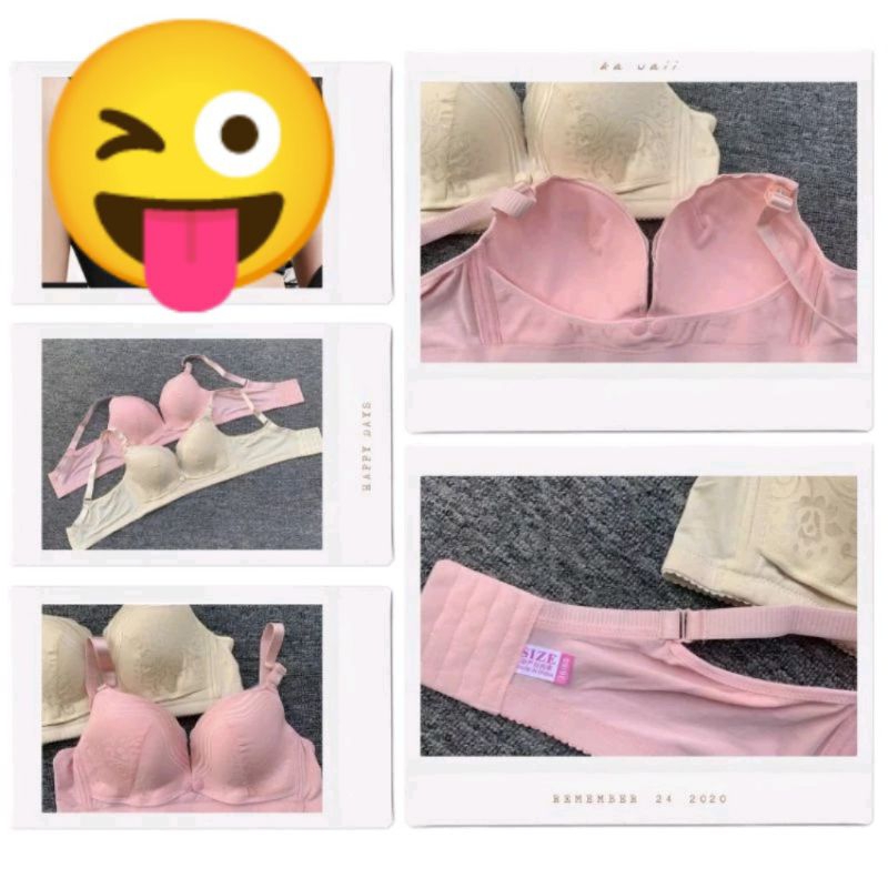 #เสื้อในให้นมบุตร
#คัพBคัพC
#ไซส์36ถึง42
#สีครีม
#สีชมพู