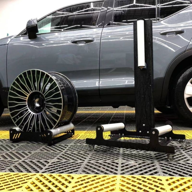 Rolling Wheel Detailing Stand แท่นทำความสะอาดล้อ