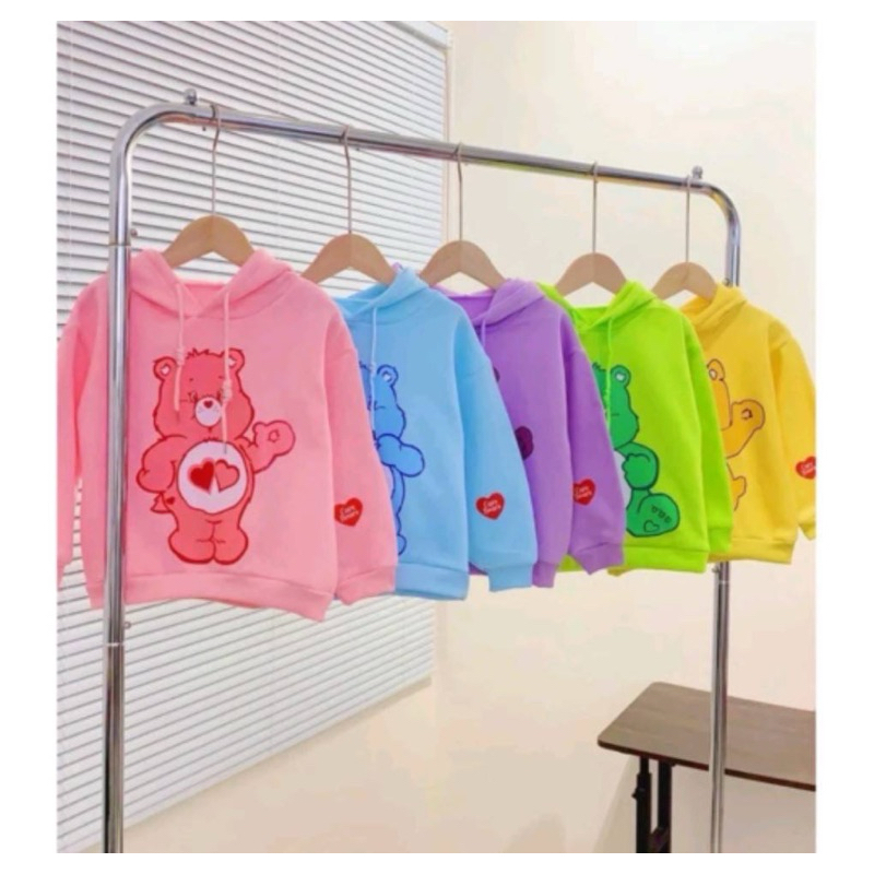 เสื้อฮู้ดแขนยาวเด็ก ลายหมีสุดน่ารัก